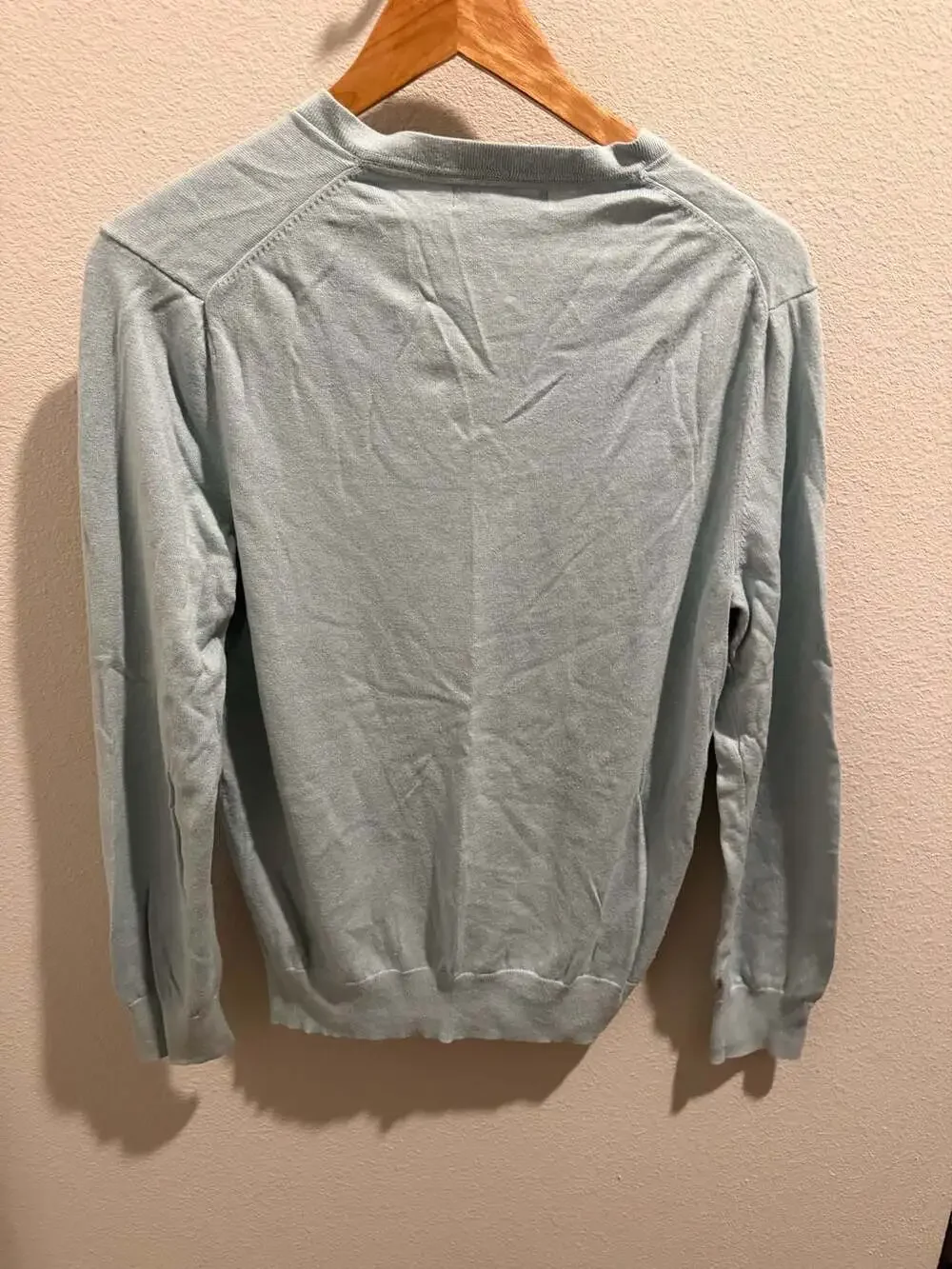 Banana Republic Luxury Blend Silk Cotton Cashmere V-Neck Sweater, Size M